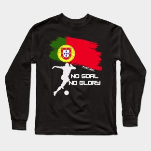 Soccer Portugal flag Long Sleeve T-Shirt